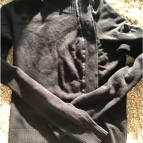 AX turtle neck snap closure cardigan - Picture 2 of 15